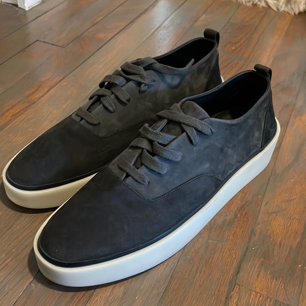 FEAR OF GOD Sneakers Shoes Low Top 101 Suede Gray Black Leather size 14 hype